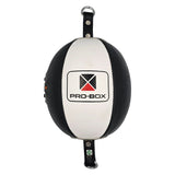 Pro-Box Black Collection Leather Floor to Ceiling Ball Black/White