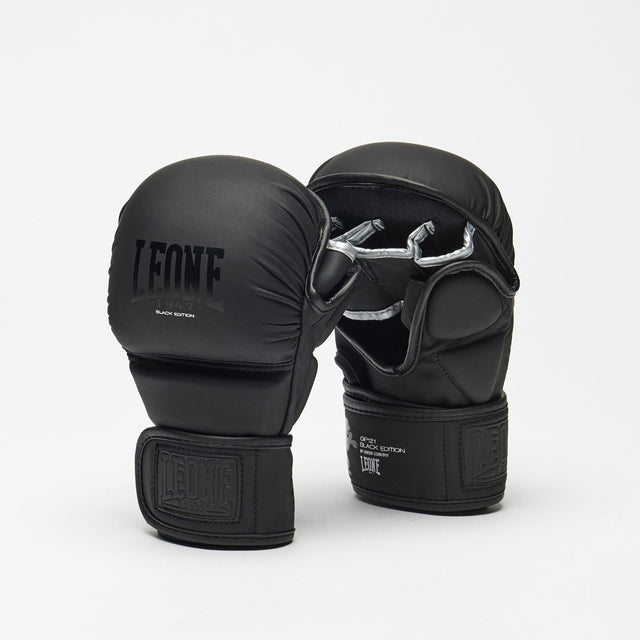 Leone Black Edition Hybrid MMA Gloves   