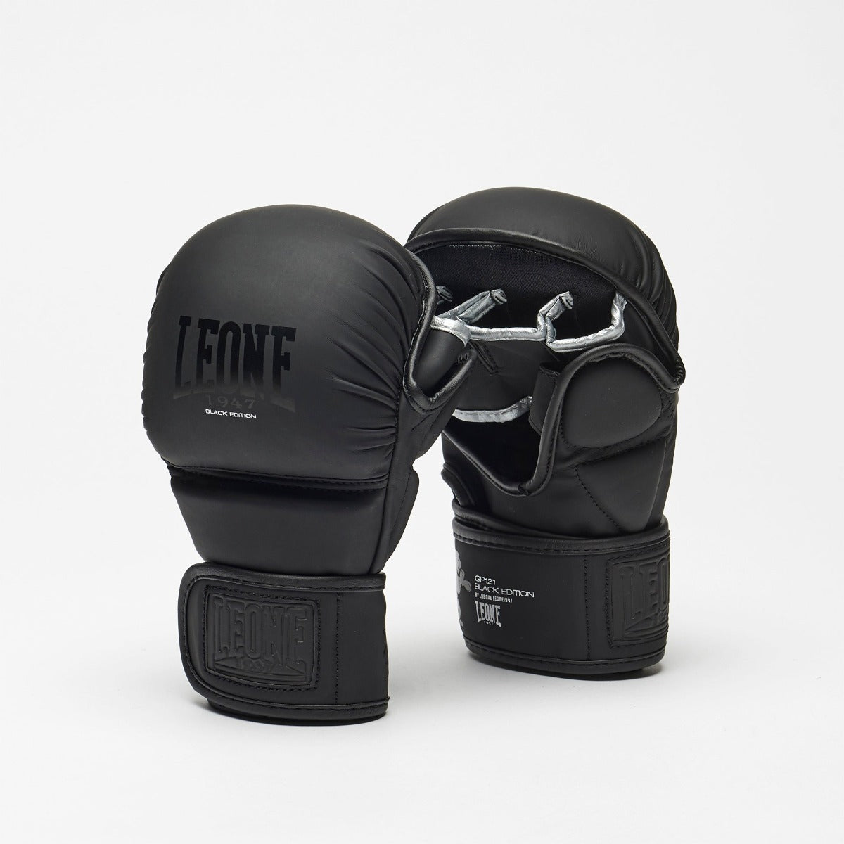 Leone Black Edition Hybrid MMA Gloves from Made4Fighters
