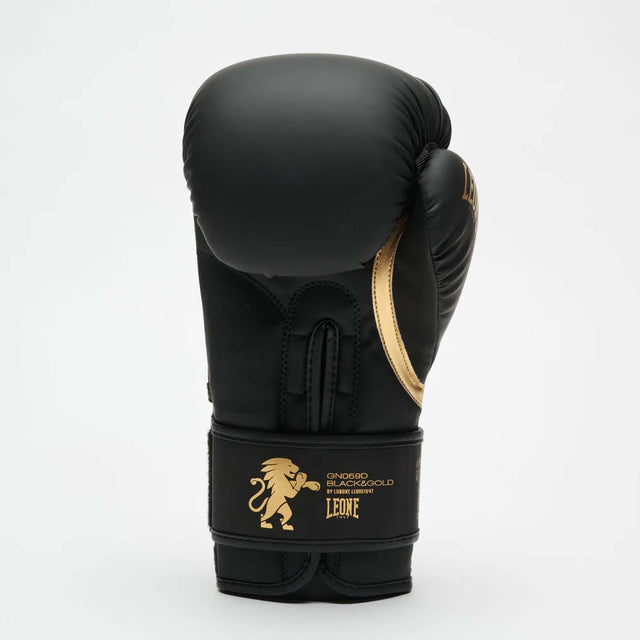 Leone  Black & Gold Boxing Gloves