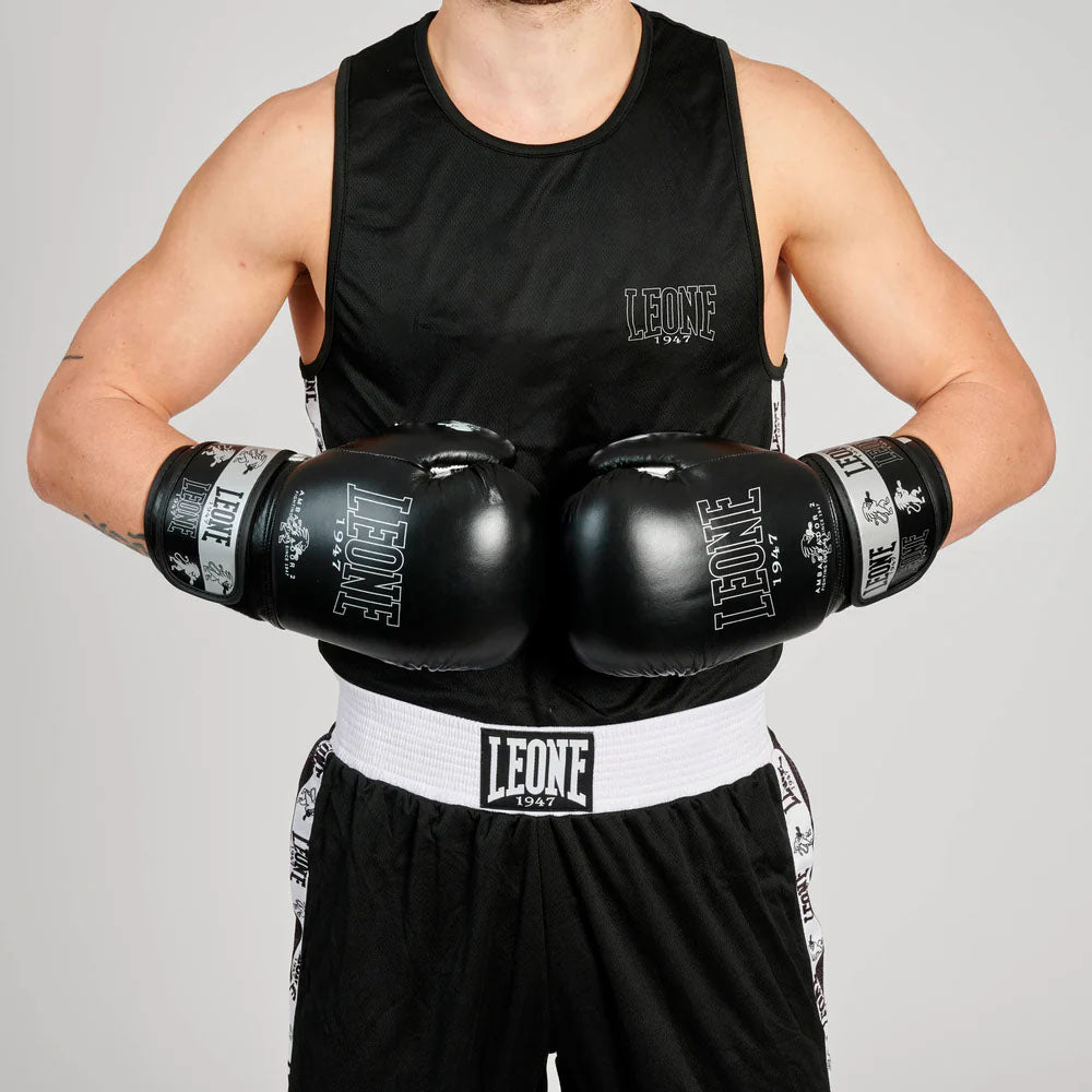 Leone Iconic Boxing Singlet Black