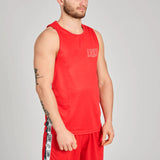 Leone Iconic Boxing Singlet Red