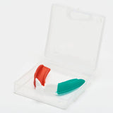 Leone JR Titan Mouth Guard  White/Red/Green