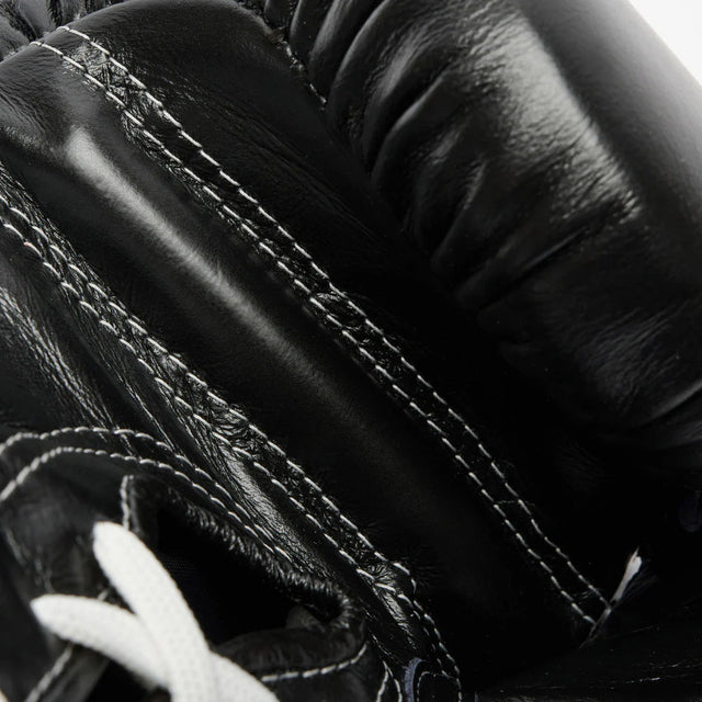 Leone Orlando Classico Laced Boxing Gloves Black