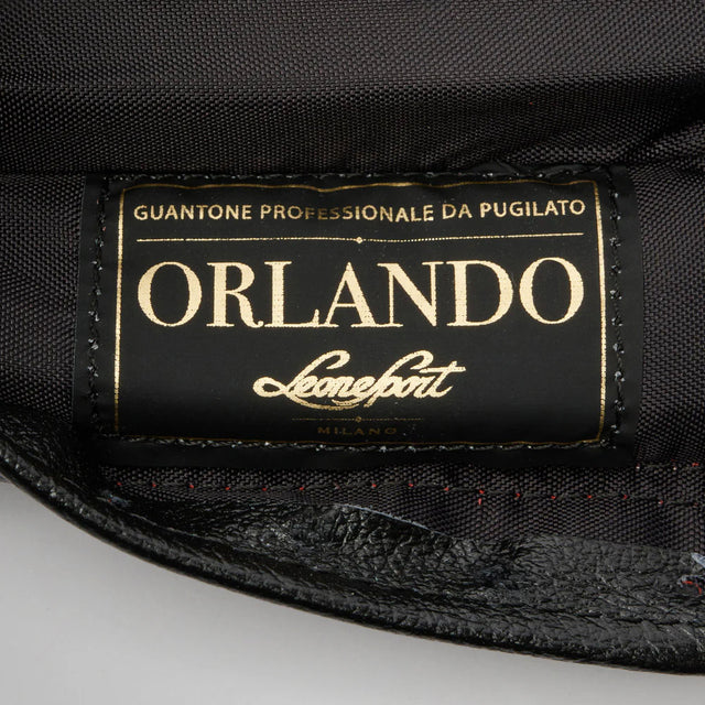 Leone Orlando Classico Laced Boxing Gloves Black