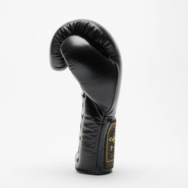 Leone Orlando Classico Laced Boxing Gloves Black
