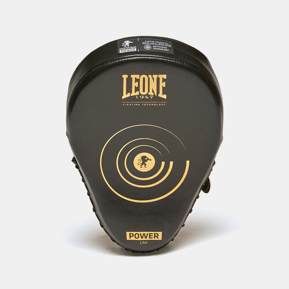 Leone Power Line Curved Punch Mitts Black