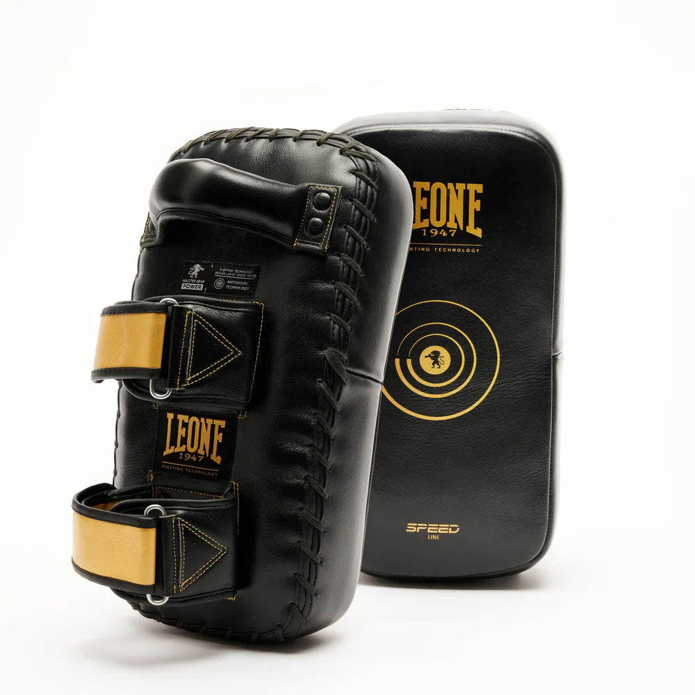 Leone Power Line Punch and Kick Mitts Black