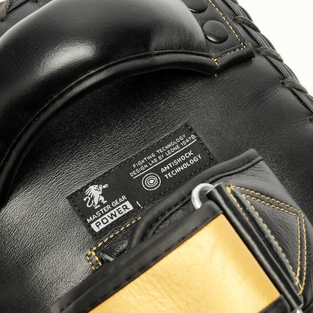 Leone Power Line Punch and Kick Mitts Black