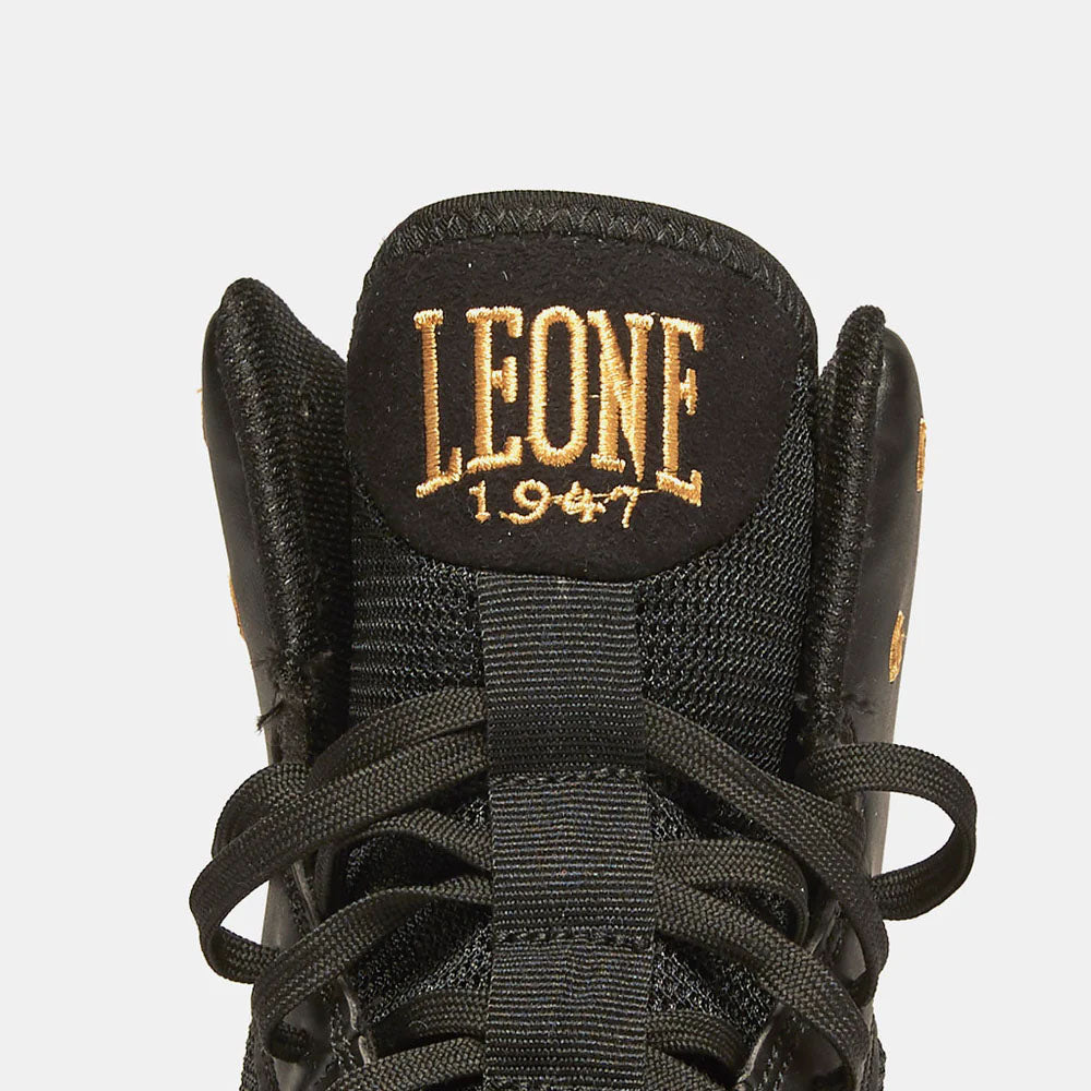 Leone Premium Boxing Shoes Black