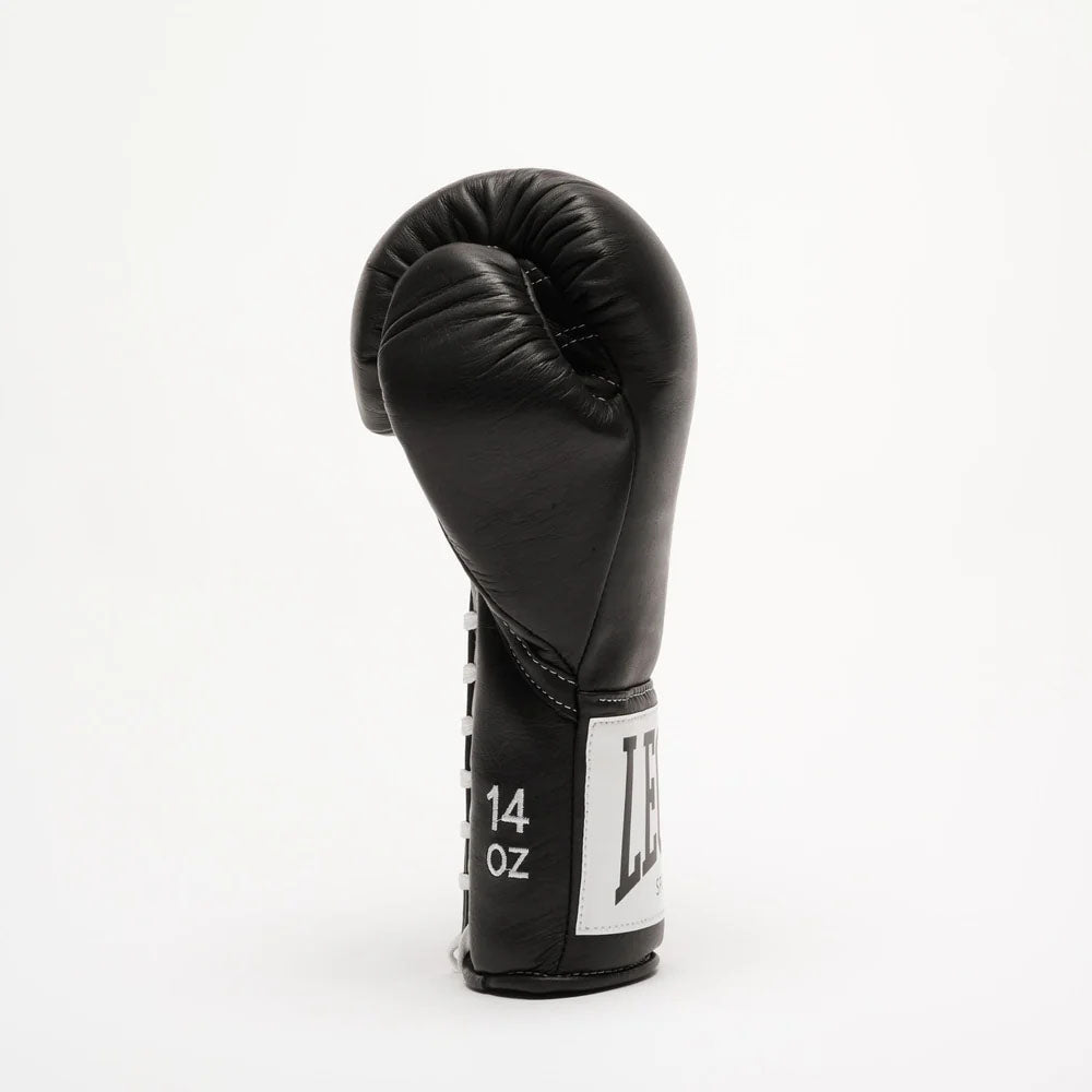 Leone Romeo Vintage Laced Boxing Gloves Black