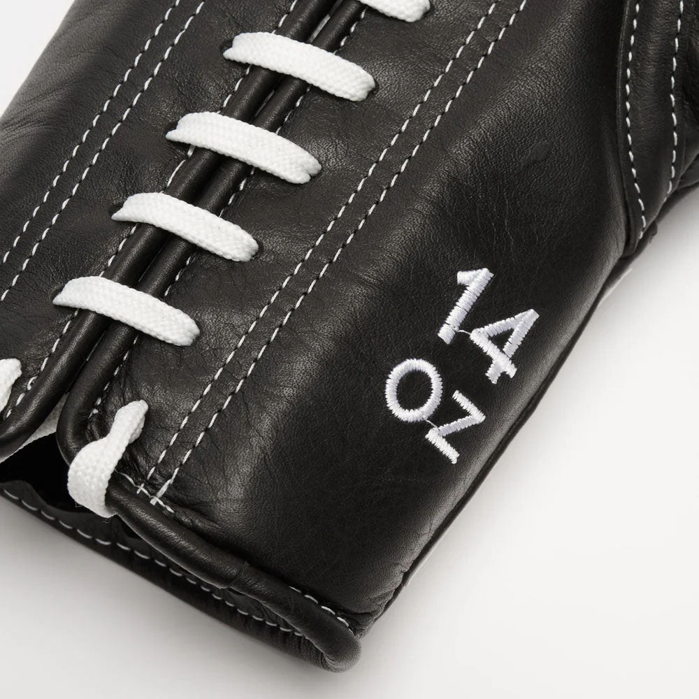 Leone Romeo Vintage Laced Boxing Gloves Black