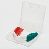 Leone Titan Mouth Guard White/Red/Green