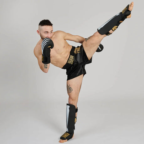 Leone X Iuter Combat Shorts Black