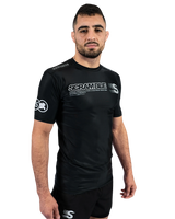 Scramble Mirai Rash Guard Black in black, view 2 of 5