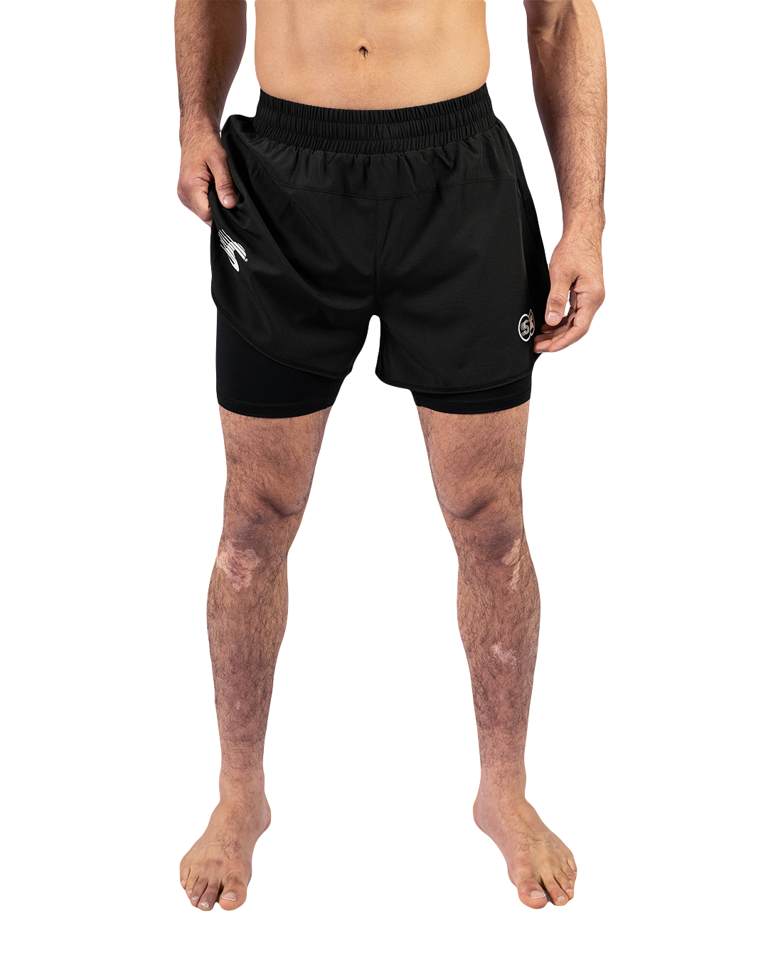 Scramble Mirai Combination Shorts Black in black, view 2 of 6