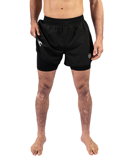 Scramble Mirai Combination Shorts Black in black, view 2 of 6