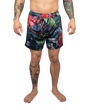 Scramble Mesh Hybrid Grappling Shorts Ohana Camo in Ohana floral camo, front view