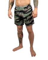 Scramble Mesh Hybrid Grappling Shorts Tiger Camo in Tiger camo, view 3 of 6