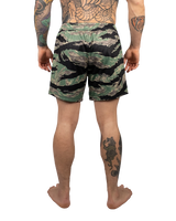 Scramble Mesh Hybrid Grappling Shorts Tiger Camo in Tiger camo, view 4 of 6