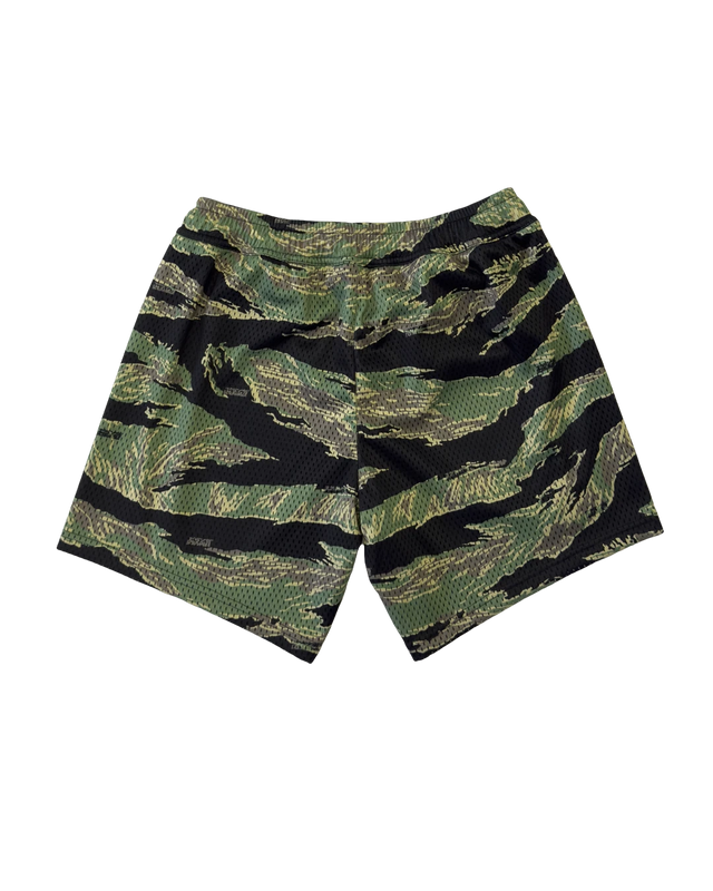 Scramble Mesh Hybrid Grappling Shorts Tiger Camo in Tiger camo, view 6 of 6