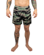 Scramble Mesh Hybrid Grappling Shorts Tiger Camo in Tiger camo, front view