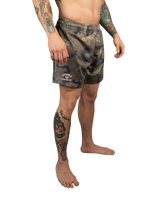 Scramble Mesh Hybrid Grappling Shorts Woodland Camo in Woodland camo, view 2 of 6