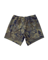 Scramble Mesh Hybrid Grappling Shorts Woodland Camo in Woodland camo, view 6 of 6