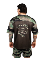 Scramble Mesh Hybrid Grappling Top Tiger Camo in Tiger camo, view 4 of 6