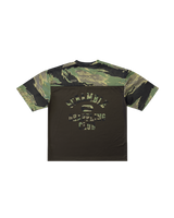 Scramble Mesh Hybrid Grappling Top Tiger Camo in Tiger camo, view 6 of 6