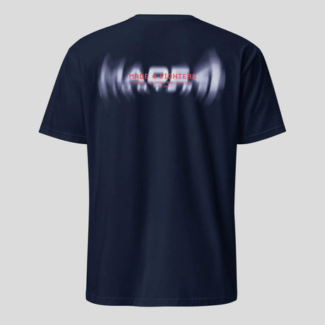 Made4Fighters Cyber Shockwave T-Shirt Navy Back