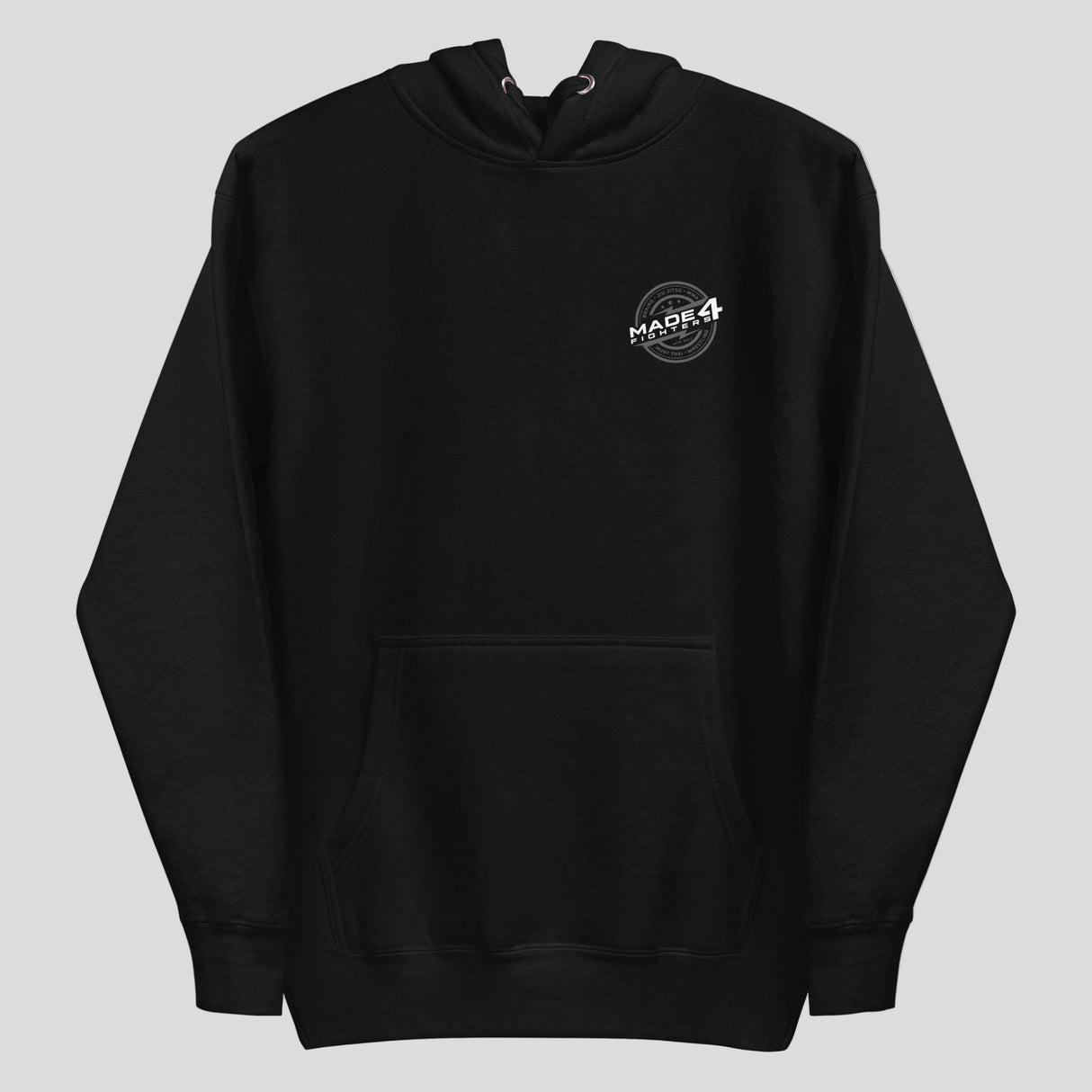 Made4Fighters Emblem Hoodie Black/Grey/White