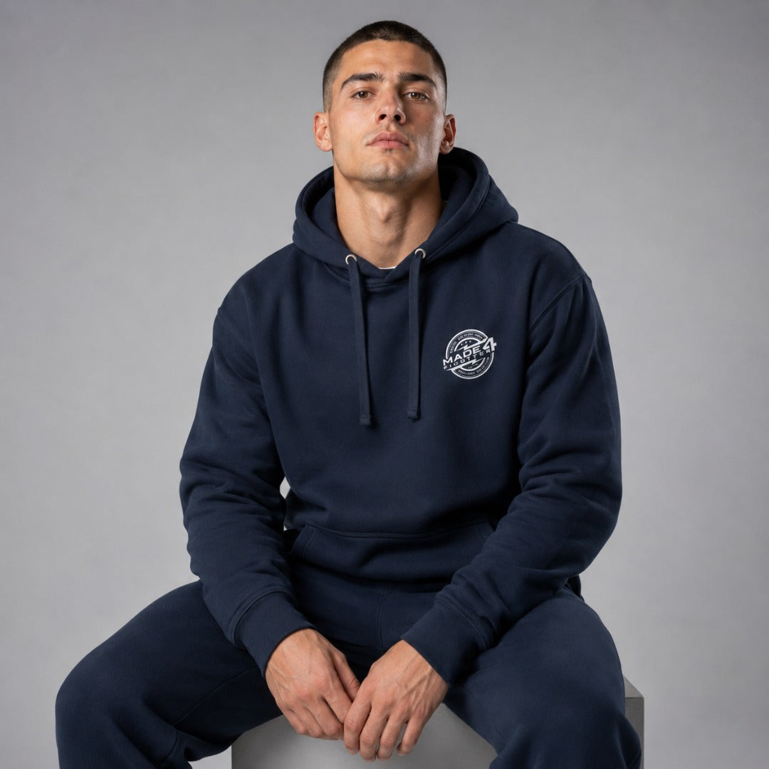 Made4fighters emblem Hoodie Navy
