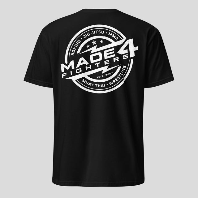 Made4Fighters Emblem T-Shirt Black Back
