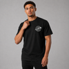 Camiseta de emblema de Made4Fighters Black/Grey/White