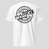 Made4Fighters Emblem T-Shirt White Back
