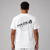 Made4Fighters Emblem T-Shirt White/Grey/Black