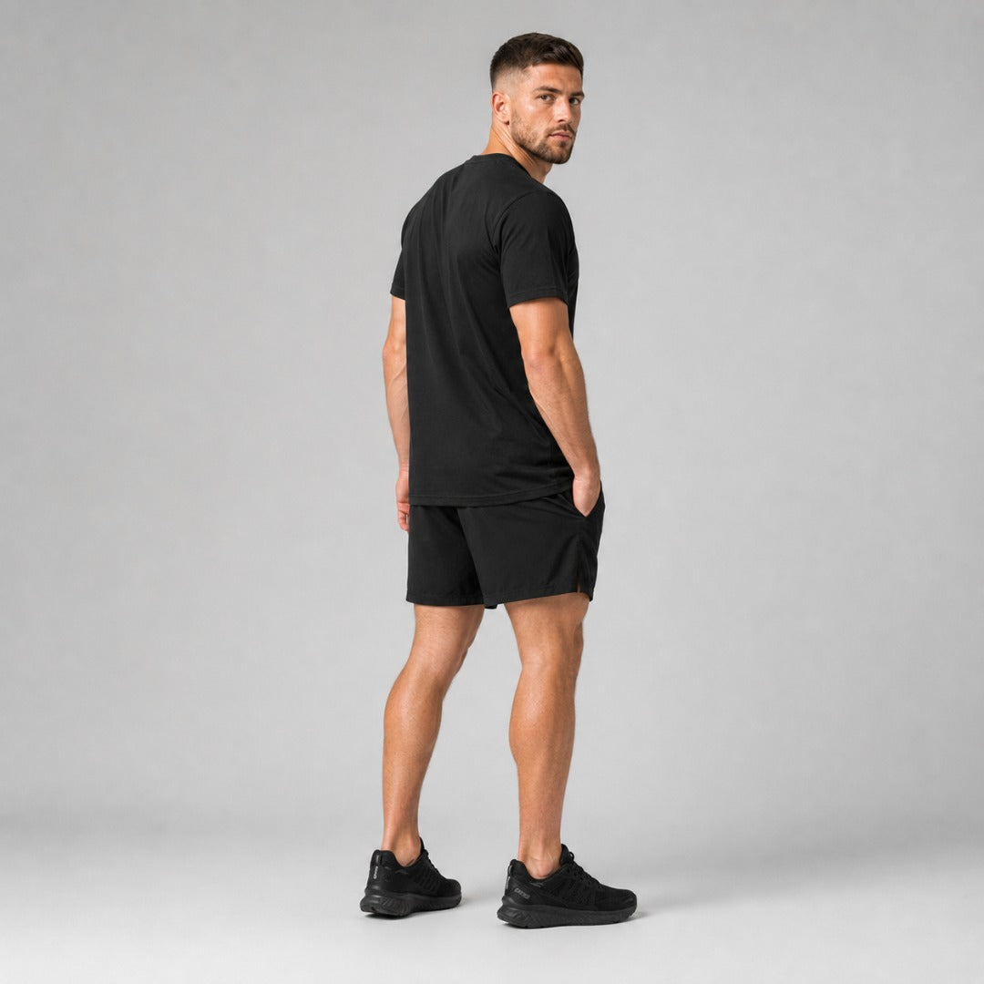 Made4Fighters Essential T-Shirt Black Lifestyle 5