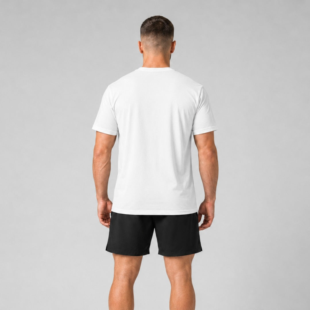 Made4Fighters Essential T-Shirt White Lifestyle 3