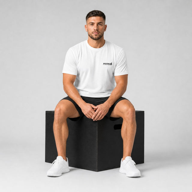 Made4Fighters Essential T-Shirt White Lifestyle 6