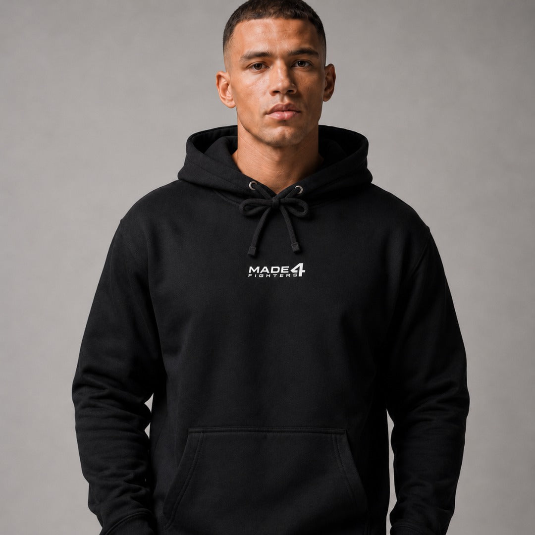 Made4fighters Logo Hoodie Black