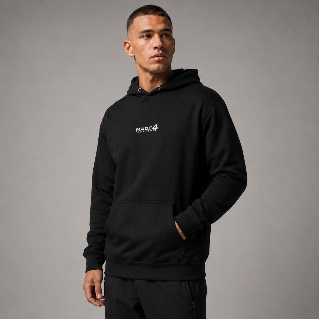 Made4fighters Logo Hoodie Black