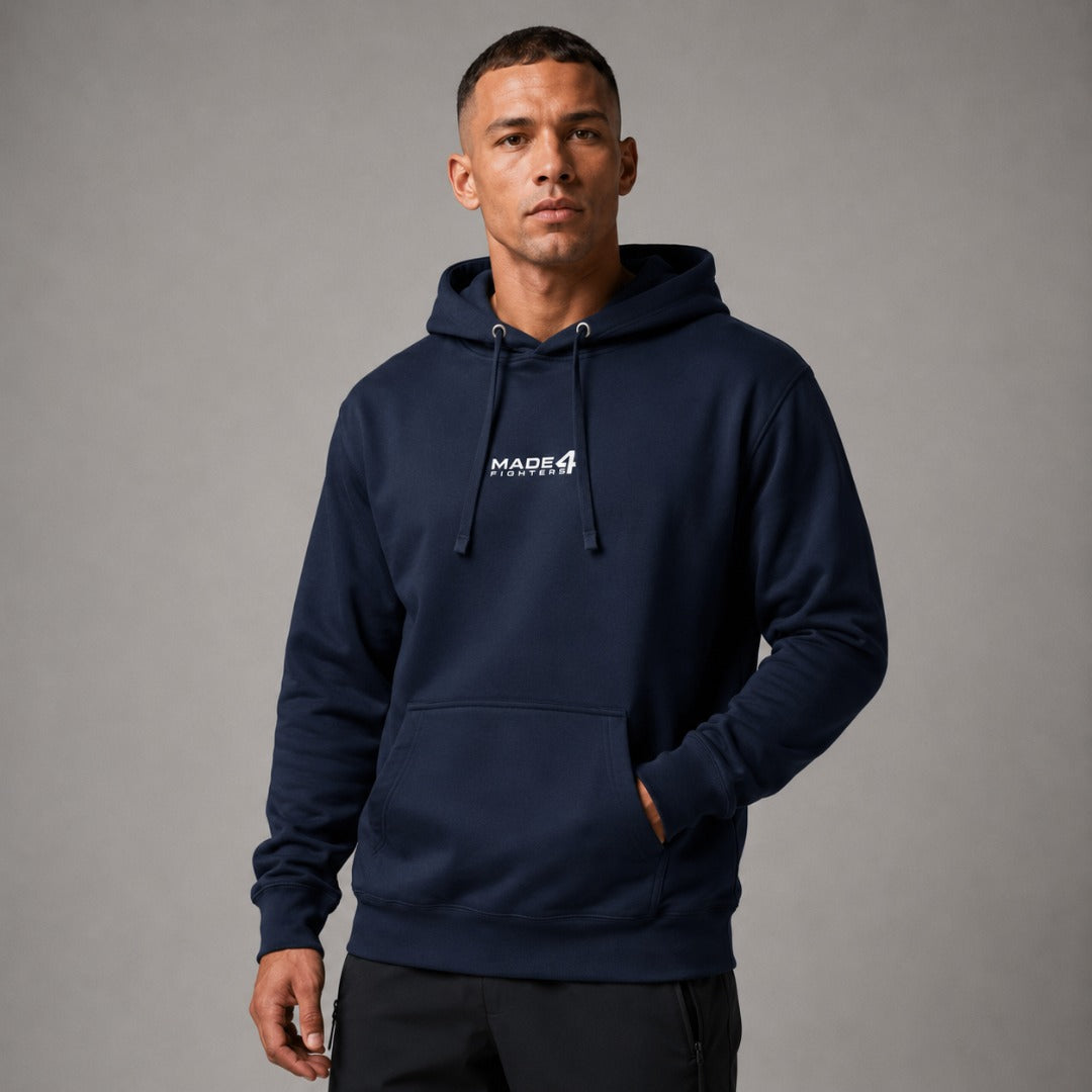Made4fighters Logo Hoodie Navy