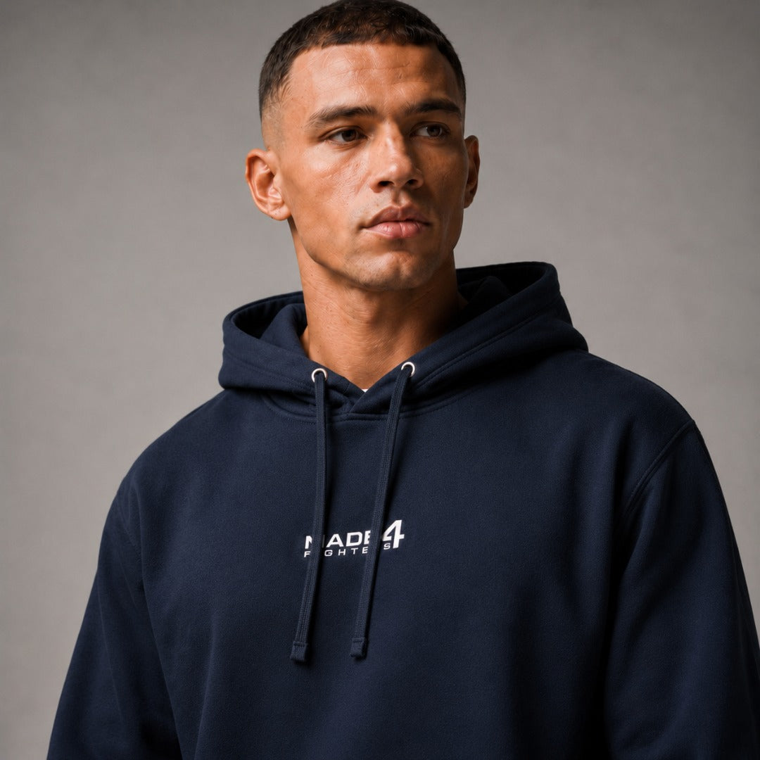 Made4fighters Logo Hoodie Navy