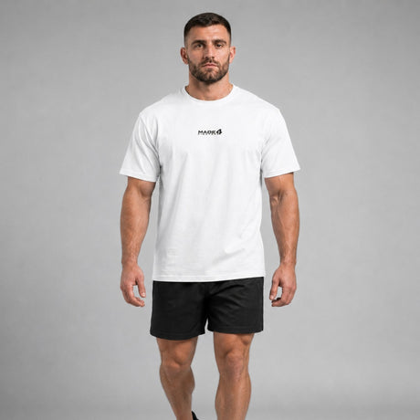 Made4Fighters logo t-shirt vit