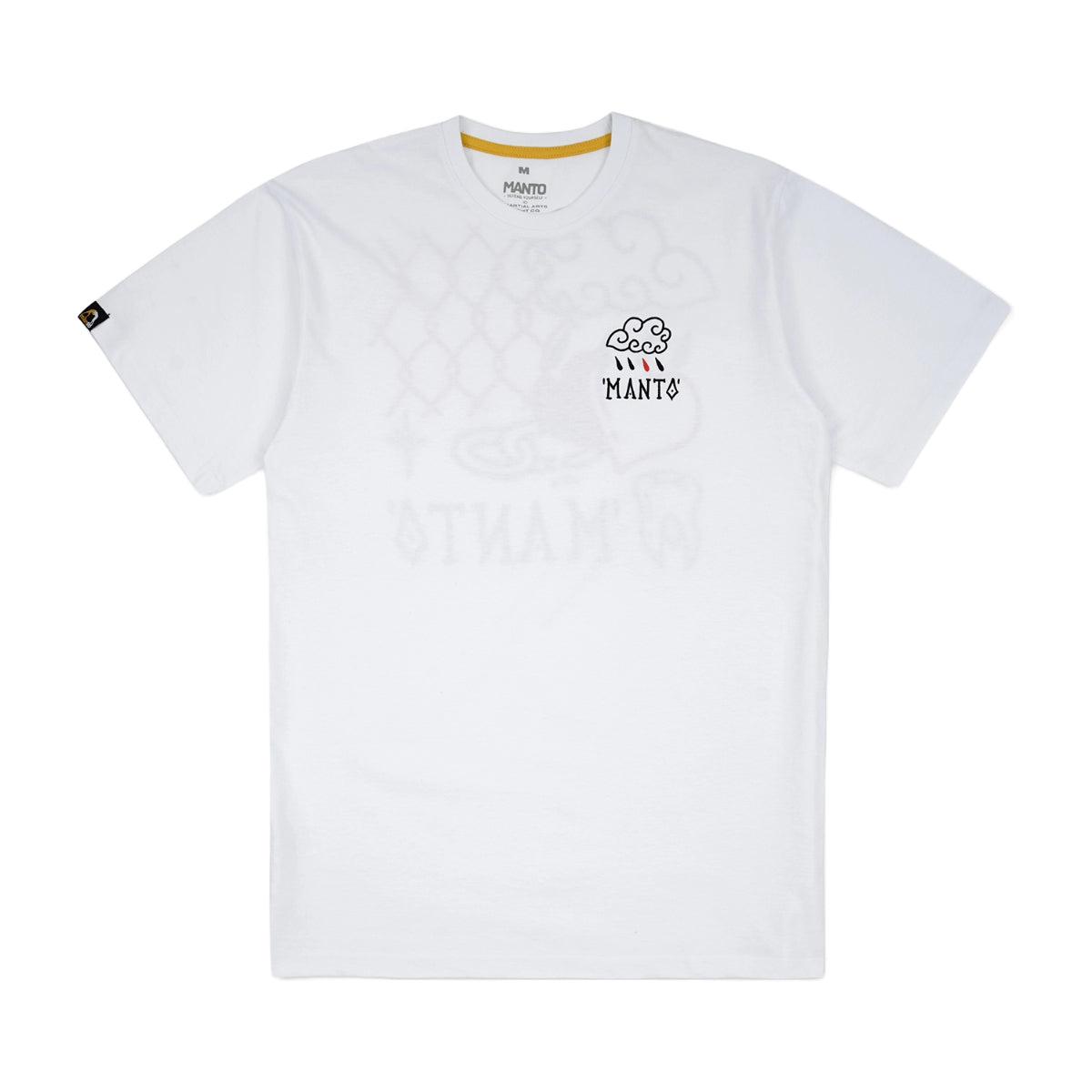 Manto πικρό γλυκό μπλουζάκι λευκό