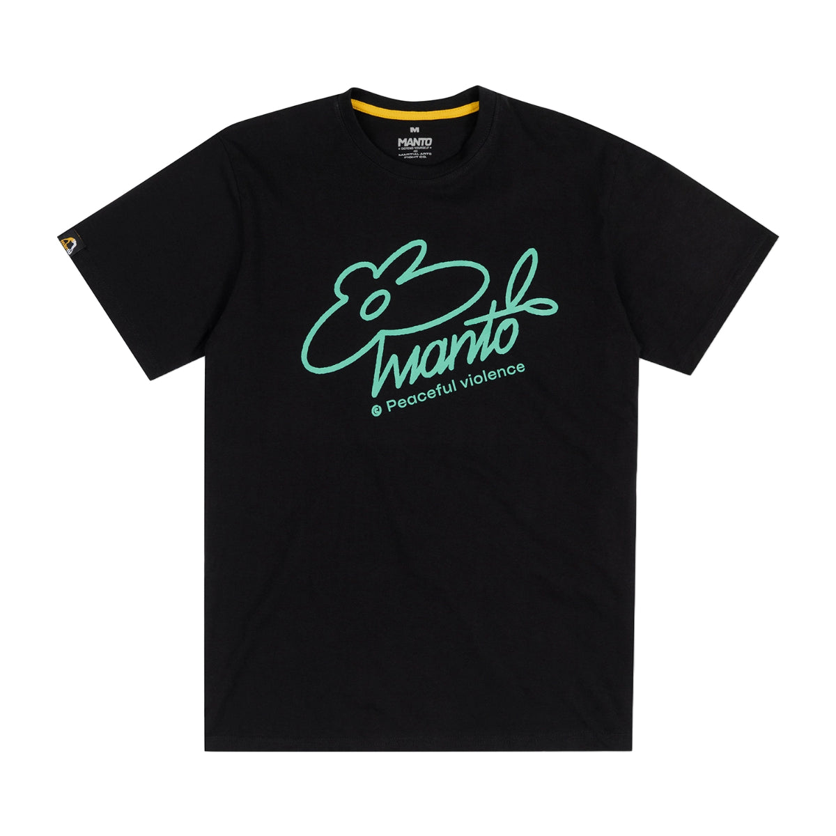 Manto Bloom T-Shirt schwarz