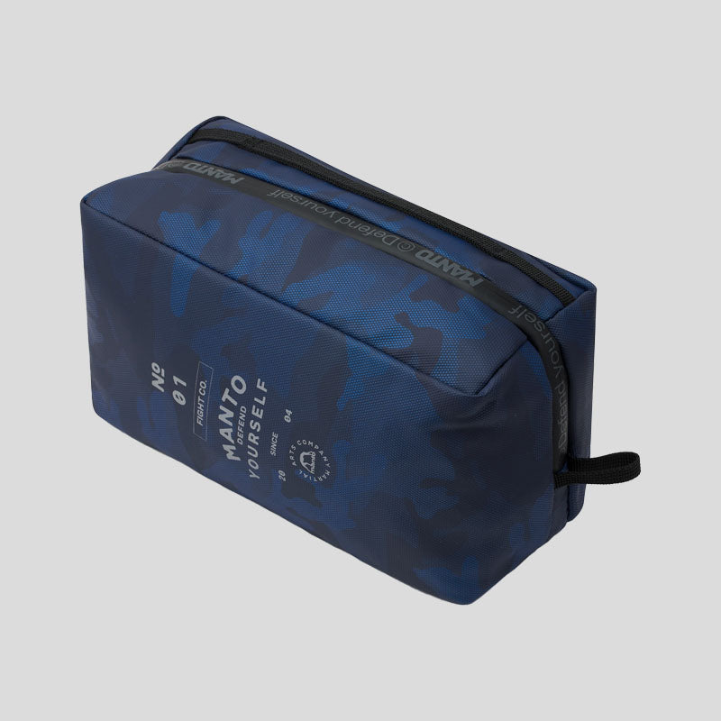 Manto Camo Toiletry Bag Navy