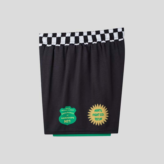 Manto Cross Fight Shorts Black