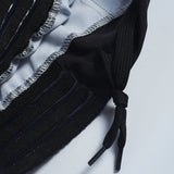 मंटो क्रिस्टल फाइट शॉर्ट्स ब्लैक